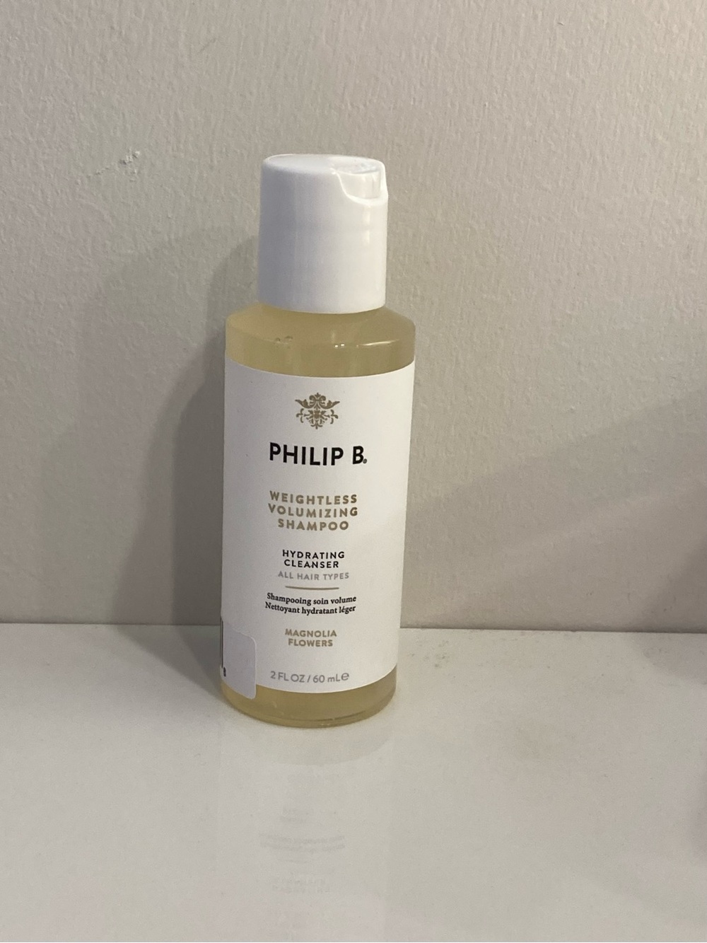 Philip B Weightless Volumizing Shampoo Magnolia Flowers 60ml NWT